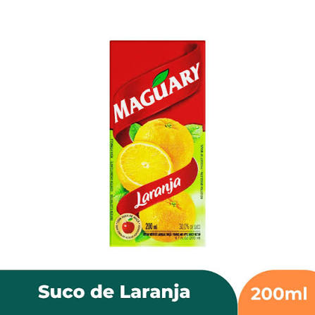 SUCO MAGUARY LARANJA 200ML